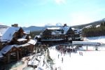 Aerial View of Peak 7 Chairlift and Grand Lodge Pool Area 